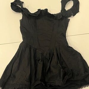 Black Ruffled Dress CB